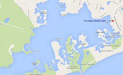 Map of Ninigret Pond